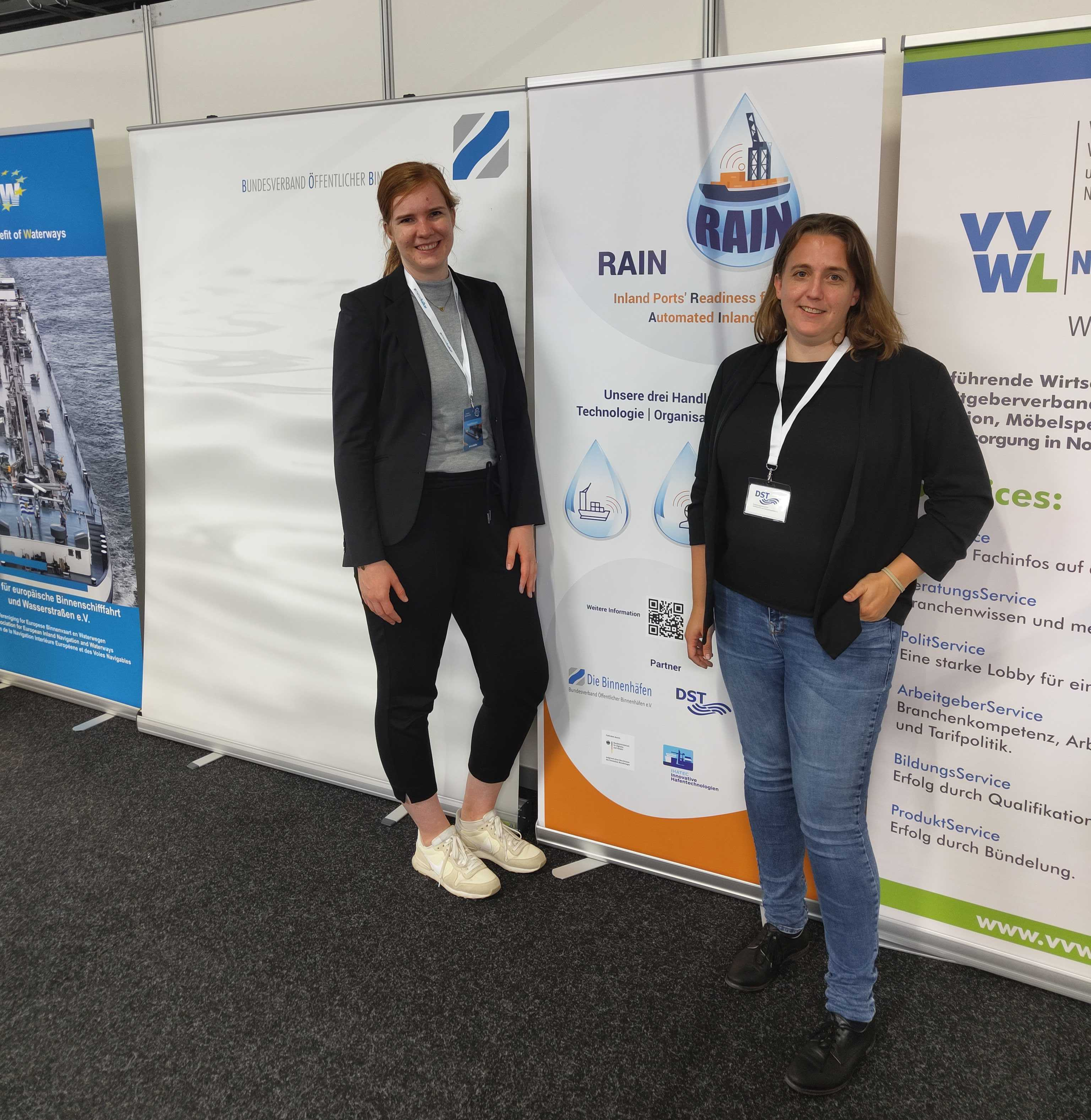 Erfolgreiche Präsentation des Projektes RAIN auf der Shipping Technics Logistics 2024 in Kalkar